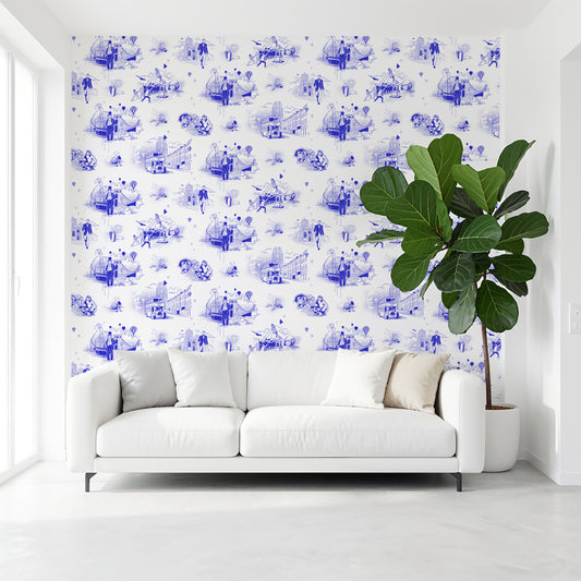 Bristol Icons Wallpaper - Bristol Blue