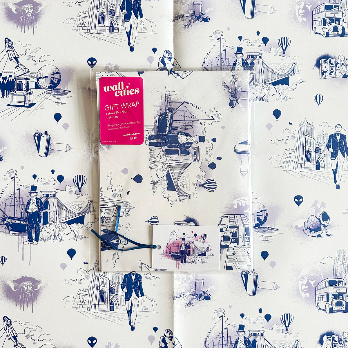 Bristol Icons Gift Wrap