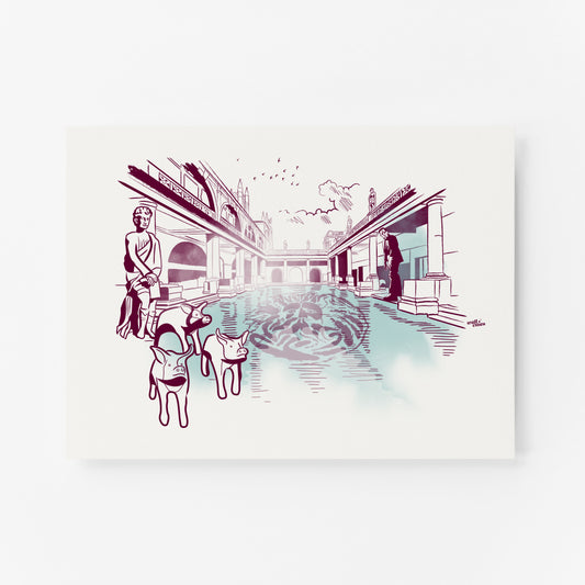 Roman Baths art print
