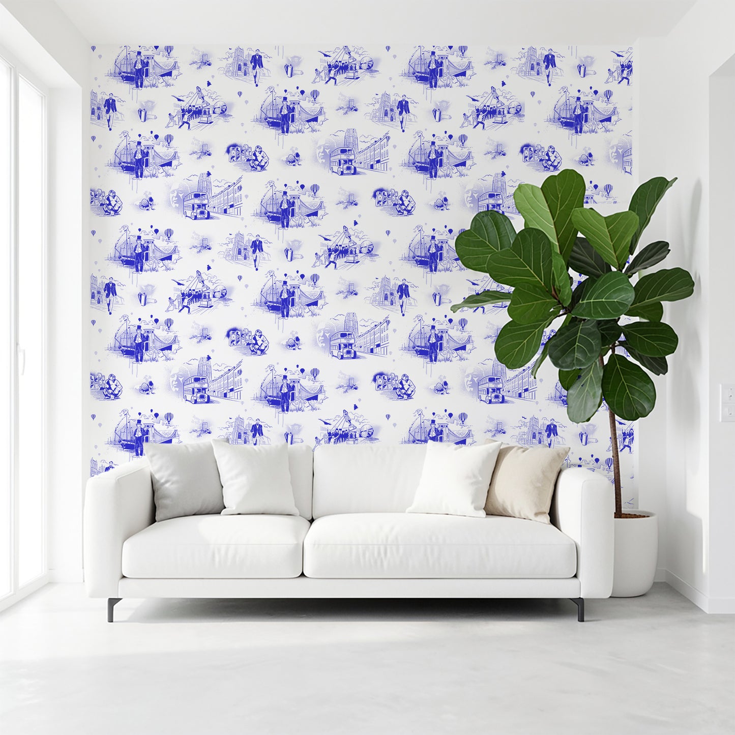 Bristol Icons Wallpaper - Bristol Blue