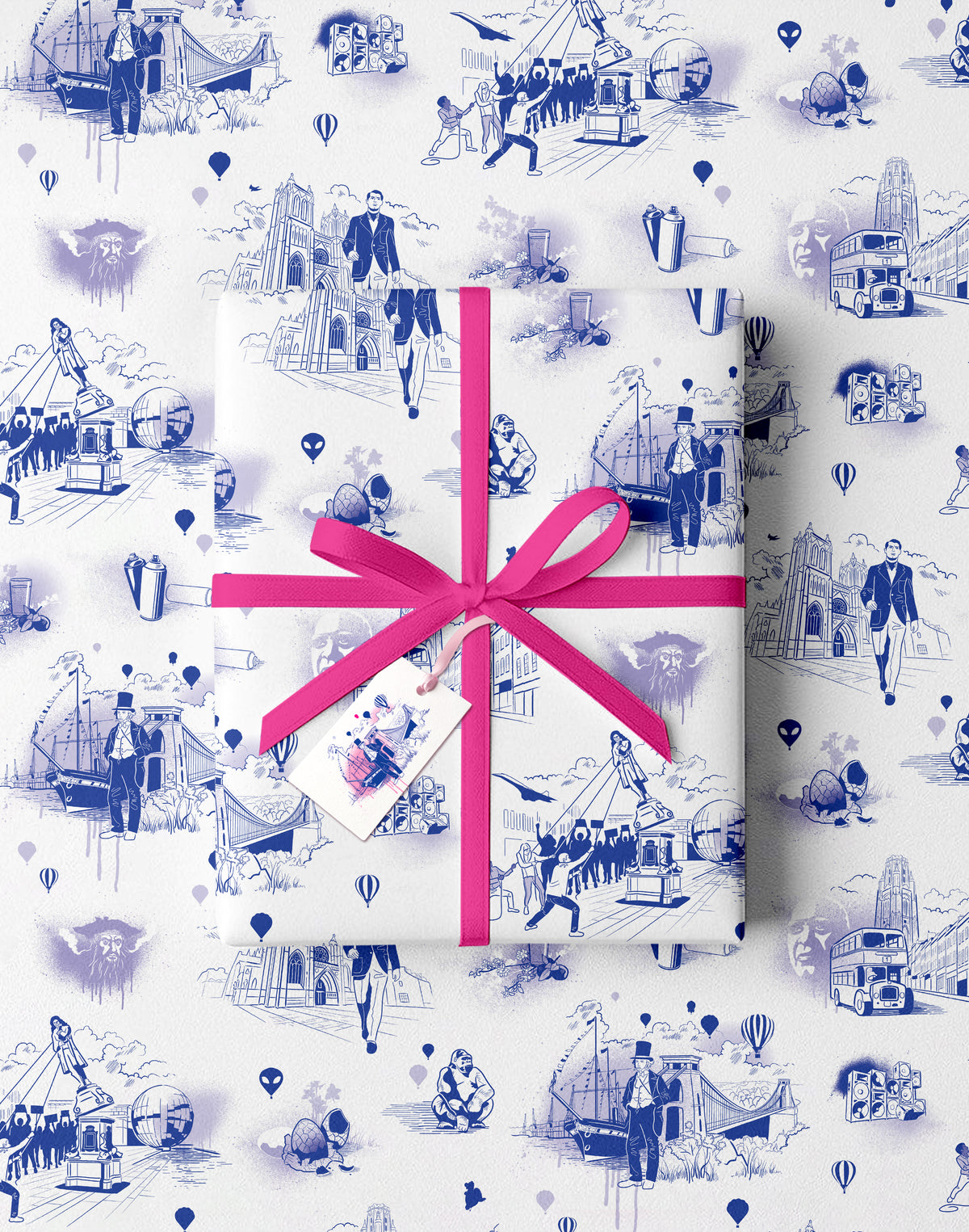 Bristol Icons Gift Wrap