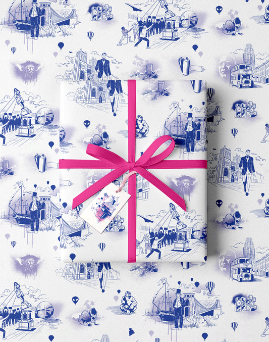Bristol Icons Gift Wrap