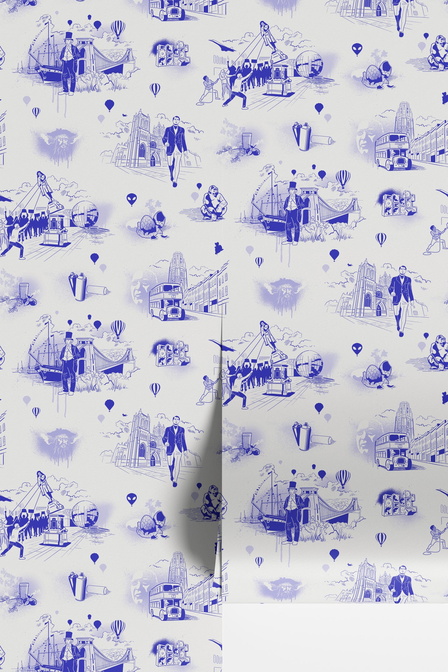 Bristol Icons Wallpaper - Bristol Blue