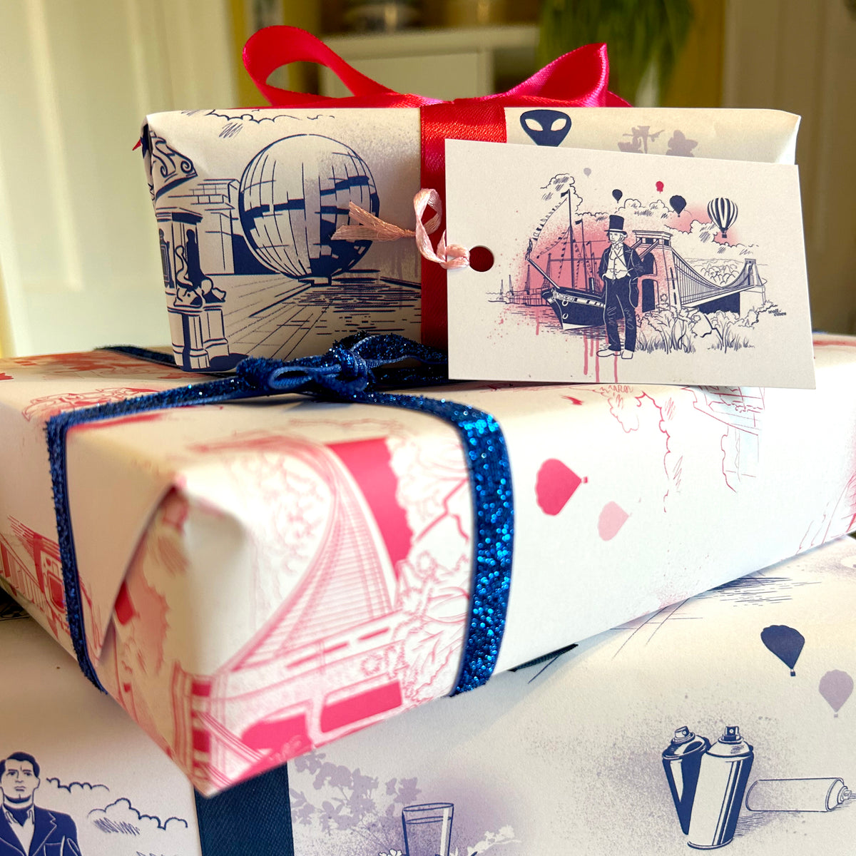 Bristol Icons Gift Wrap
